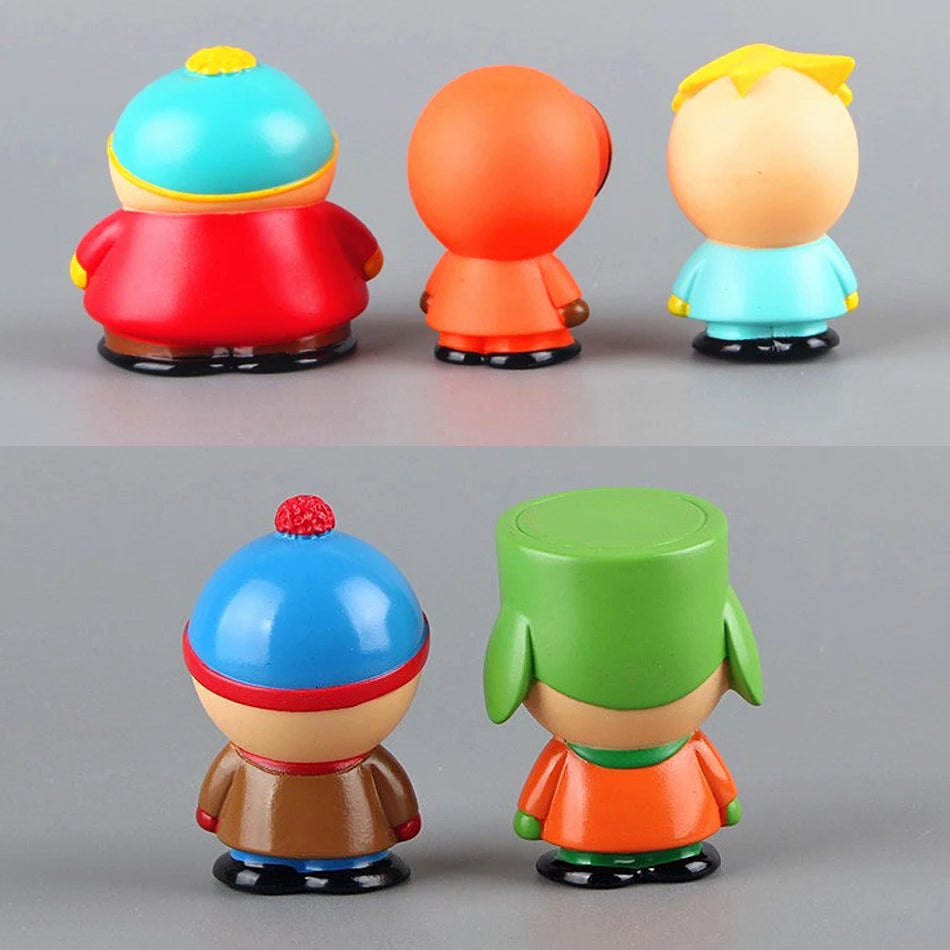 6cm 5PCS South Park Action Figure Set – Stan, Eric & Friends PVC Collectible Dolls