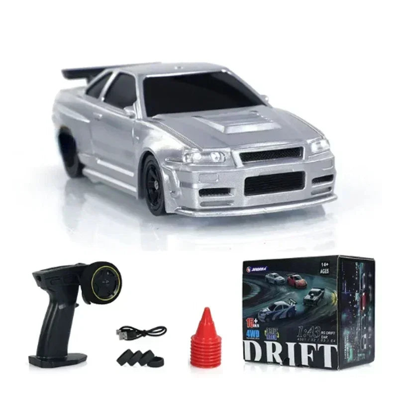 2.4G RC Drift Car 1/43 – 4WD High-Speed Mini Racing Remote Control Car