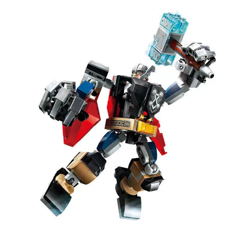 Superhero Building Blocks Set – Avengers Thor, Iron Man & Thanos Action Figures