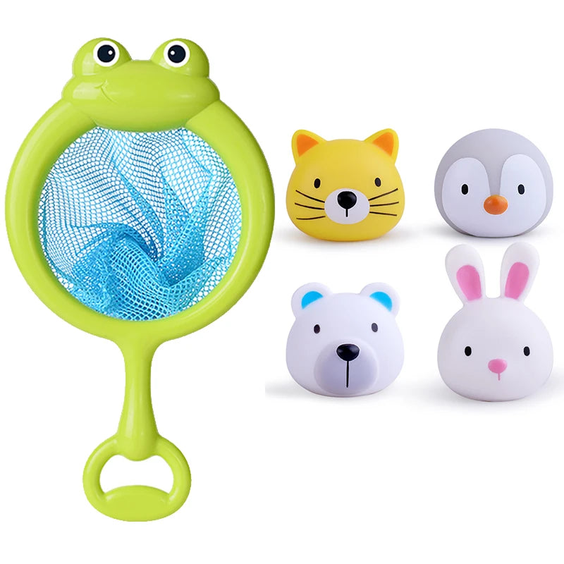 LED Light-Up Luminous Animal Bath Toy (1Pc)