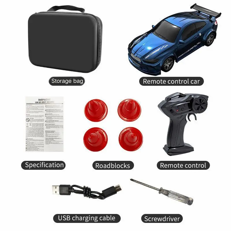2026 KF20 1:64 Drift RC Car – Mini Four-Wheel Remote-Controlled Racing Car