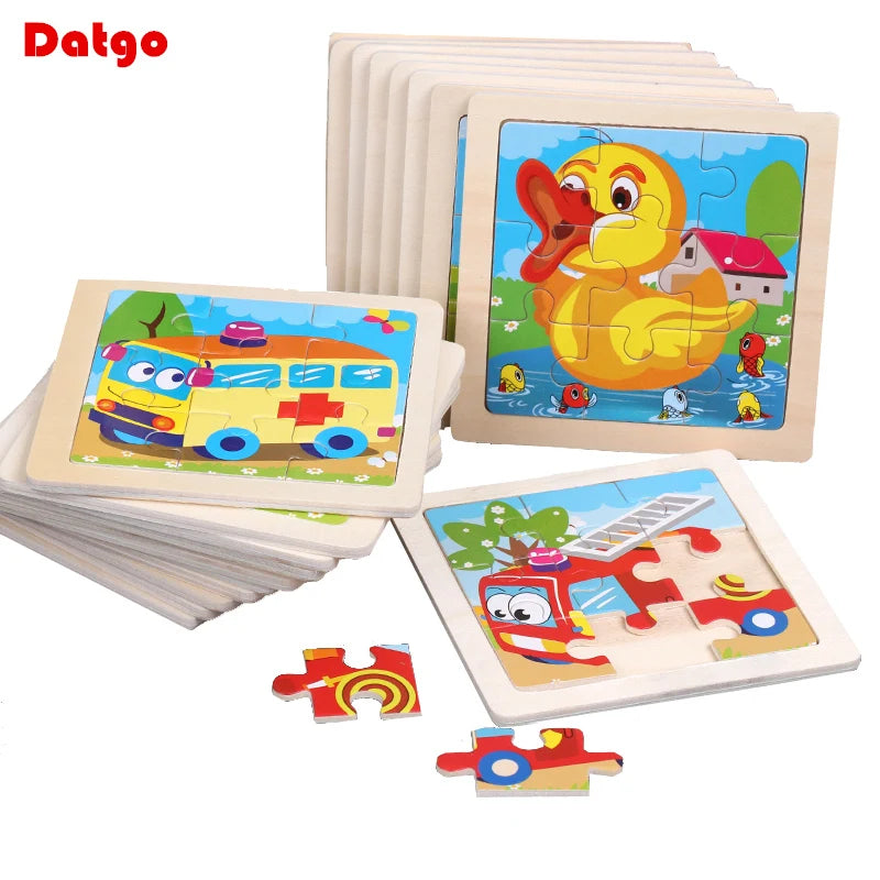 11x11 Wooden Tangram