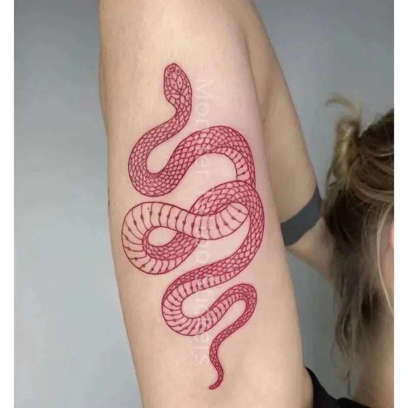 Snake Temporary Tattoo Sticker (1Pc)