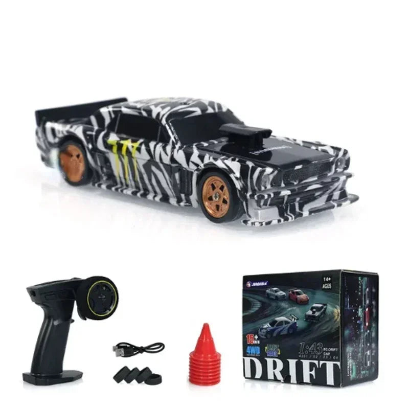2.4G RC Drift Car 1/43 – 4WD High-Speed Mini Racing Remote Control Car