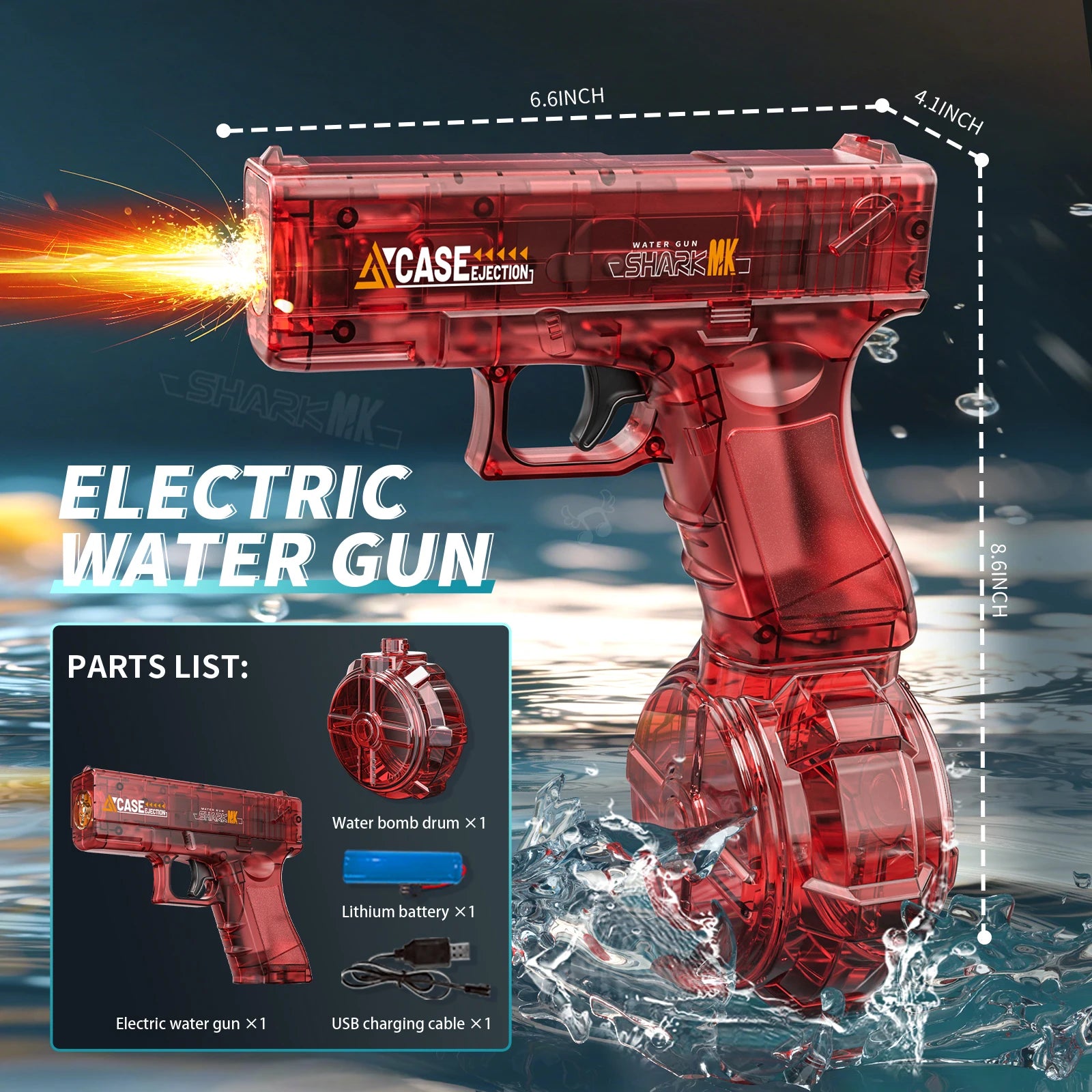 Automatic Electric Water Blaster – Powerful Summer Fun