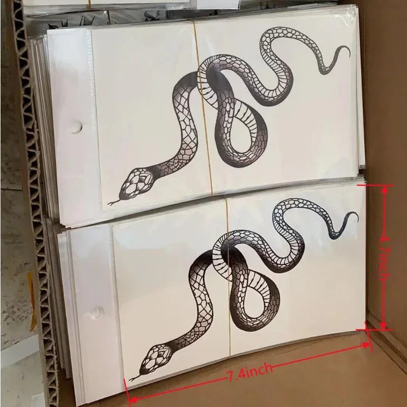 Snake Temporary Tattoo Sticker (1Pc)