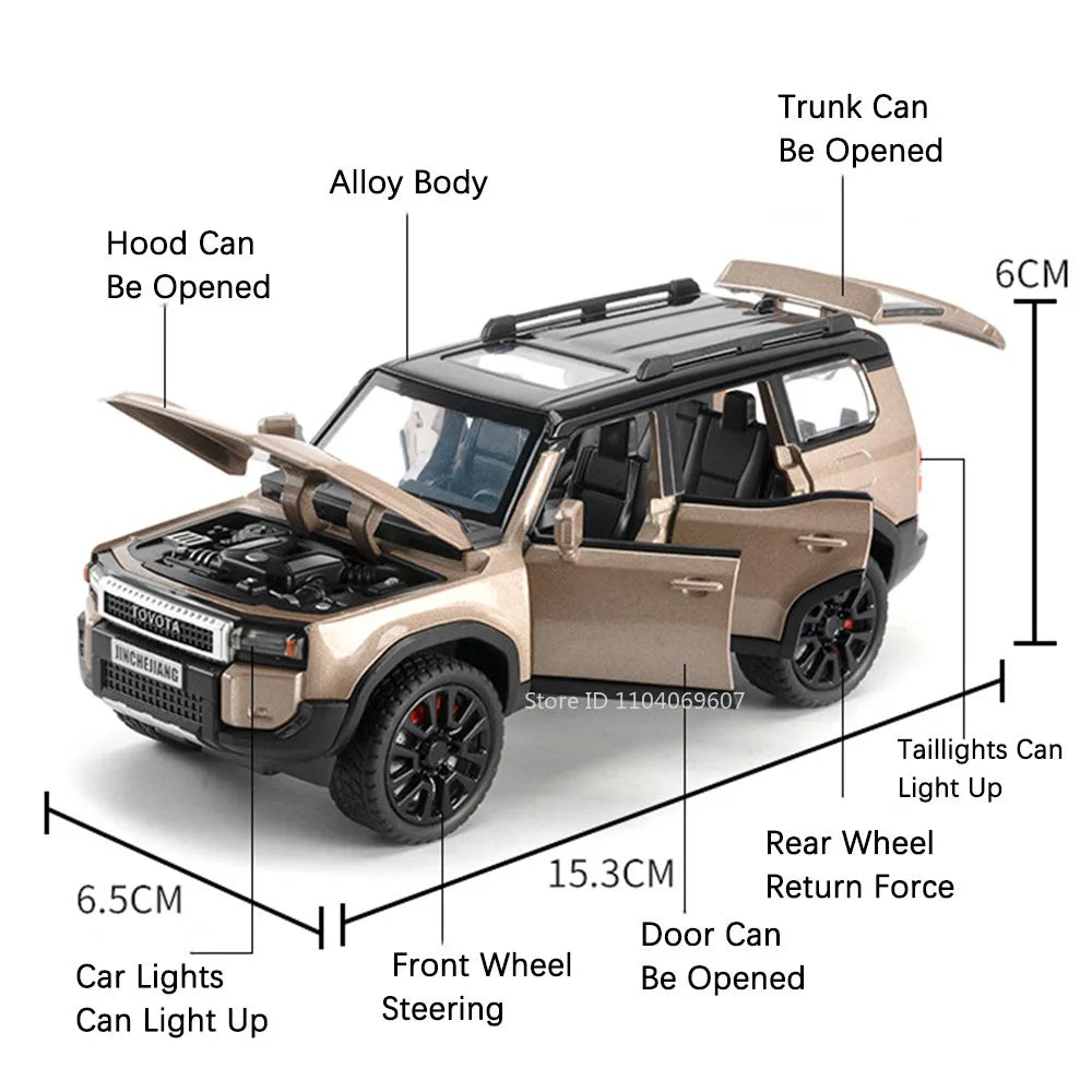 1:32 Prado SUV Car Model Toys