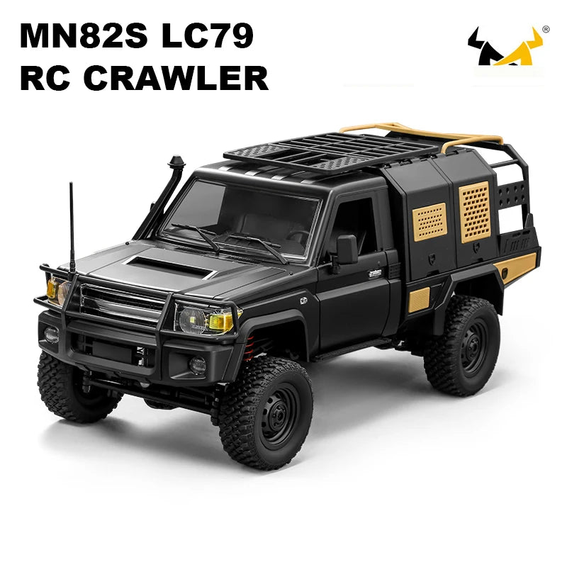 MN82S 1/12 Full-Scale RC Crawler – 4WD Remote Control Off-Road Pickup Truck